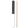 Premium Two-tone Emery Board with Wooden Stick